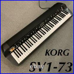 Korg SV-1 73-Key Stage Vintage Piano Black with case Rare Working Used Japan F/S