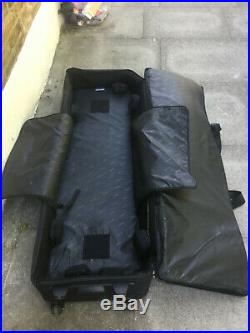 Large Fusion Keyboard Piano Bag With Wheels Instrument Equipment Carrier Case