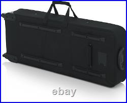 Lightweight Case with Retractable Pull Handle and Wheels Fits Standard 49 Note K