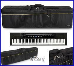 Livivo 88 Key Keyboard Carry Gig Bag Padded Case Cover W Pockets Electric Piano