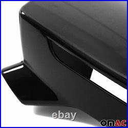 Mirror Casing for Seat Leon III 2012-2019 Piano Black Shiny ABS 2tlg