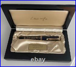 NEW LIMITED EDITION Pelikan Concerto Fountain Pen Nib F With Wood PIANO CASE