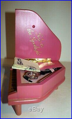 NIB Barbie Doll 1995 Fossil Le Watch & Piano Case Solo in The Spotlight