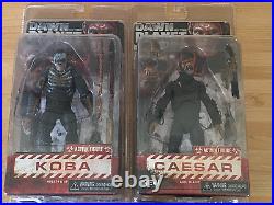 Neca Dawn Of Planet Of The Apes Caesar & Koba Series 1 & 2 X4 Figures New Sealed