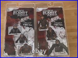 Neca Dawn Of Planet Of The Apes Caesar & Koba Series 1 & 2 X4 Figures New Sealed