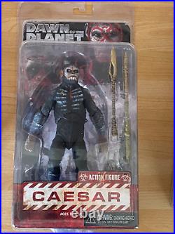 Neca Dawn Of Planet Of The Apes Caesar & Koba Series 1 & 2 X4 Figures New Sealed