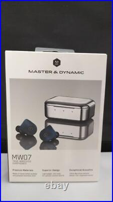 New Master & Dynamic MW07PB True Wireless Ear Buds With Charging Case Headphones
