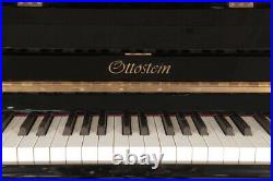 Ottostein SU-108P upright piano for sale with a black case. 12 month warranty