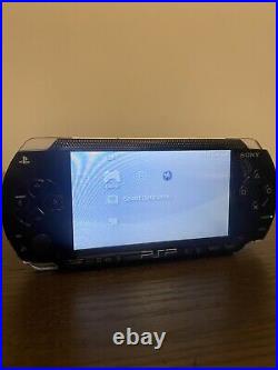 PSP 1003 Piano Black Console Bundle With Slip Case+Charger+Games+Movie