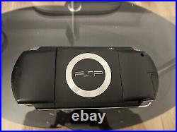 PSP Black Console With Official Case And Charger