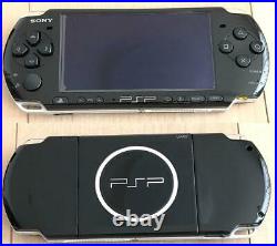 PSP PSP-3000 Piano Black Soft 3 Pieces Case 5 Piece Set