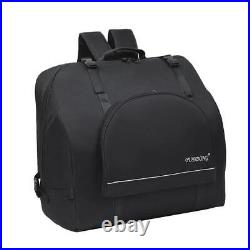 Padded Piano Accordion Gig Bag Carrying Cases Waterproof Black 120 Bass