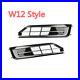 Pair-Front-Foglight-Grille-Grill-Mesh-Cover-Piano-Paint-Black-Fit-AUDI-A8-14-17-01-vmhh