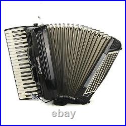 Pancordion Crucianelli Piano Accordion LMH 41 120, Black, Italy, Case, Terlinde