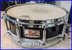 Pearl Free Floating Maple Snare 14x5 Piano Black plus soft case