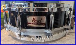 Pearl Free Floating Maple Snare 14x5 Piano Black plus soft case