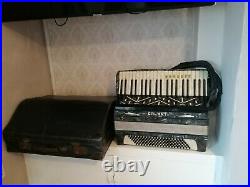 Piano Accordion Galanti Vintage Golden age lovely instrument antique see video