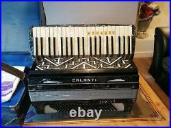 Piano Accordion Galanti Vintage Golden age lovely instrument antique see video