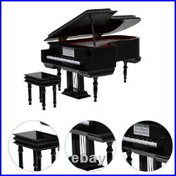 Piano Jewelry Box Black Case Musical Boxes Piano Voice Box Piano Table Decor