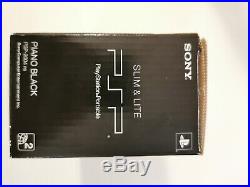 Playstation Portable Piano Black PSP 2004 PB inkl. OVP + 12 Spiele + Hardcase