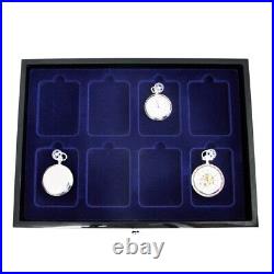 Pocket Watches Clock Cabinet Case Black Piano 24x 64x85mm Safe 6590-5654-2