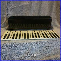 Porcelain Piano Jewelry Box 14 x4 1/2 x4 1/2 Black And White