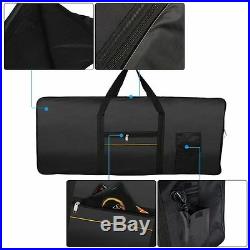 Portable 61-Key Keyboard Electric Piano Padded Case Gig Bag Oxford Cloth I9F6