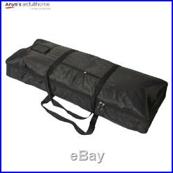 Portable 61Key Keyboard Electric Piano Padded Case Gig Bag Advanced Fabric Black