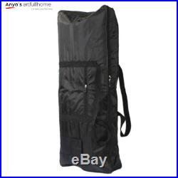 Portable 61Key Keyboard Electric Piano Padded Case Gig Bag Advanced Fabric Black
