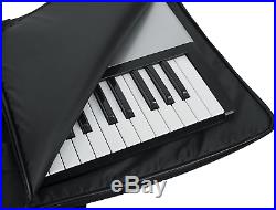 Portable 76 Note Key Keyboard Electric Piano Padded Case Bag Light Duty Black