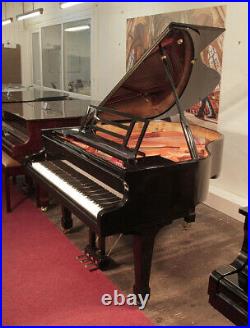 Pre-owned, Feurich Model 161 grand piano with a black case. 3 year warranty