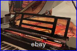 Pre-owned, Feurich Model 161 grand piano with a black case. 3 year warranty