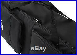 Professional Keyboard Stage Piano Bag Case Soft Padded with Trolley Handle 115cm