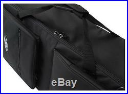 Professional Keyboard Stage Piano Bag Case Soft Padded with Trolley Handle 135cm