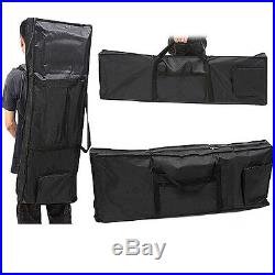 Protable 61 Key Piano Keyboard Case Bag Padded Electric Music Carry Oxford Cloth