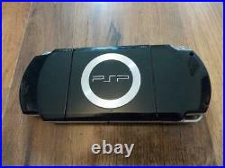 Psp 2003 Slim & Lite Jet Black-top Condition+top Games/charger/mem Card/case