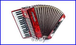 Quality German Made LMM Piano Accordion Weltmeister Stella 80 bass+Case&Straps