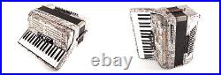 Rare German TOP Piano Accordion Weltmeister Unisella 80 bass, 8 reg. +Case&Straps