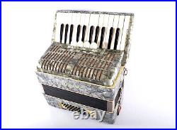 Rare Vintage German Made Top Piano Accordion Weltmeister 40 bass, 4r. +Case&Straps