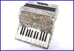 Rare Vintage German Made Top Piano Accordion Weltmeister 40 bass, 4r. +Case&Straps