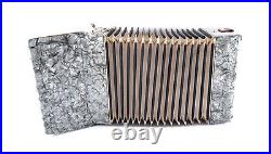 Rare Vintage German Made Top Piano Accordion Weltmeister 40 bass, 4r. +Case&Straps