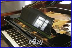 Rebuilt, Bechstein Model S baby grand piano with a black case. 5 year warranty
