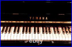 Reconditioned, 1974, Yamaha U1 Upright Piano with a Black Case. 3 year warranty