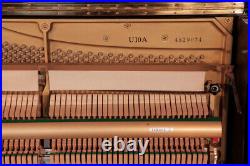 Reconditioned 1990, Yamaha U10A Upright Piano with a Black Case. 3 year warranty