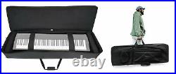 Rockville 88 Key Padded Keyboard Gig Bag Case For Korg D1 88-key Stage Piano