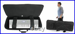 Rockville Padded Keyboard Gig Bag Case For KURZWEIL FORTE SE 88-KEY STAGE PIANO