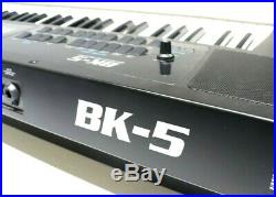 Roland BK-5 61 keys Black Color Piano included Power cord Pedal Soft Case