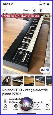 Roland Ep10 Vintage Piano Good Condition Sold With Original Flight Case