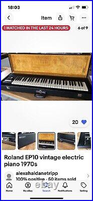 Roland Ep10 Vintage Piano Good Condition Sold With Original Flight Case