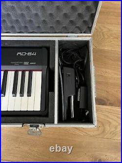 Roland RD-64 Digital Piano 64-Key Weighted Piano-Feel. With case, pedal and psu